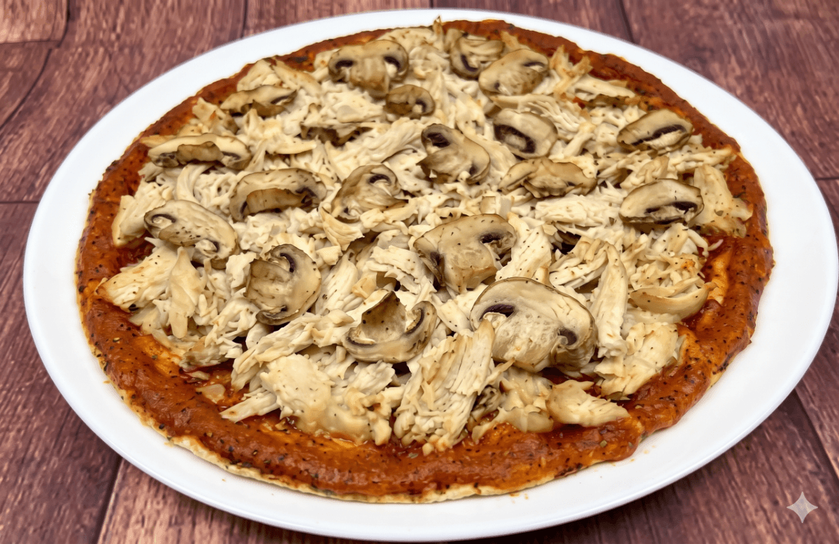 Pollo y champiñones