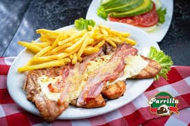 Lomo gratinado